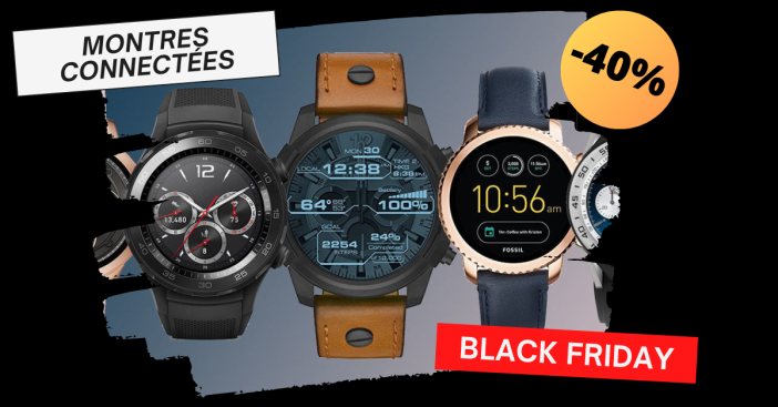 black friday montres connectees
