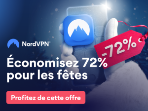 Protégez vous et profitez des services de streaming étrangers grâce au VPN NordVPN à -72% (2,92€/mois) !!