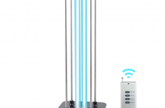 Lampe UV-C Mobile: double désinfection UV et ozone, parfait pour lutter contre la Covid-19 à la maison !